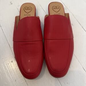 G/Fore Golf Killer T Mule Cherry Red Preppy Quiet Luxury Sz 8 EU 39 UK 6